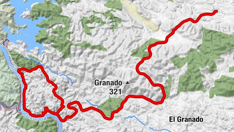 El Granado - Puerto de la Laja - Santa Catalina - Puerto de la Ardihuela