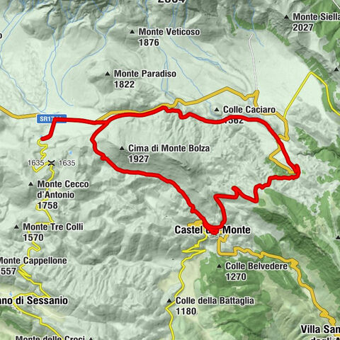 Castel del Monte - Chiesa di San Donato - Chiesa di San Rocco - Rifugio Ricotta