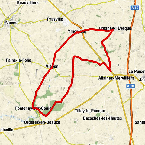 Guilleville - Église Saint-Saturnin - Église Saint-Martin - Germignonville