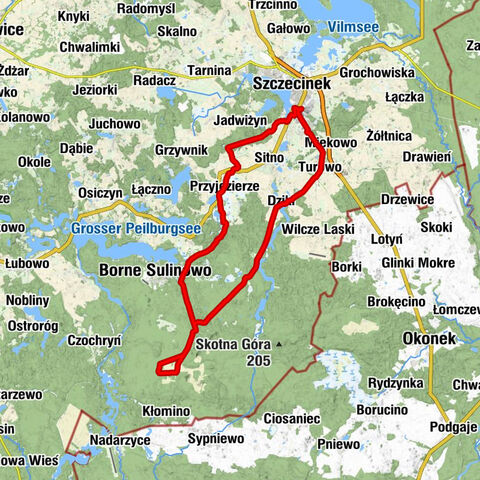 Szczecinek - Marientron - Punkt dojazdowy