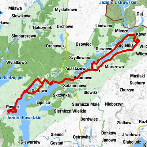 Wilczyn-Mrówki - Mrówki - Świętne - powiat koniński