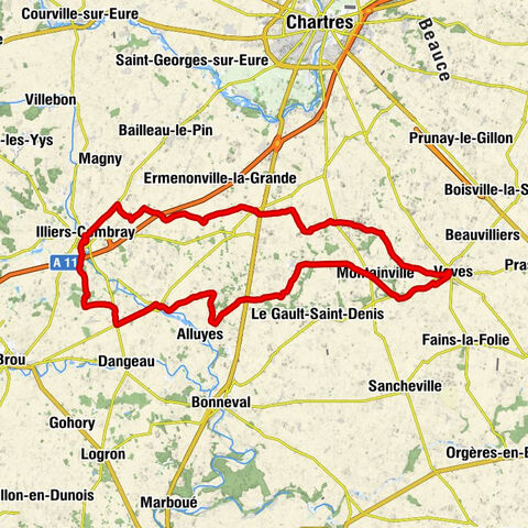 Voves - Église Saint-Jean-Baptiste - Église Saint-Jacques - Église Saint-Étienne