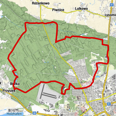 Stare Miasto - Toruń - Przysiek - Błotka