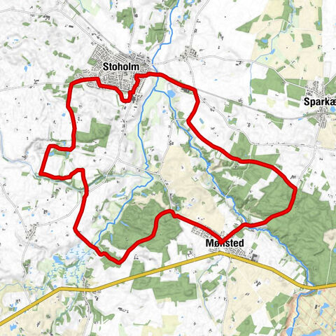 Mønsted - Daugbjerg Kalkgruber - Stoholm - Stoholm Gårde