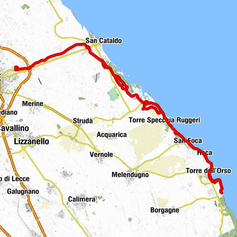 Lecce - Mezzagrande - Villaggio Dario - Villaggio Adriatico