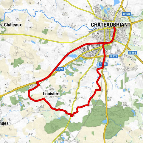 La Délinais - Le Clos Potier - La Butte des Ridais - Châteaubriant