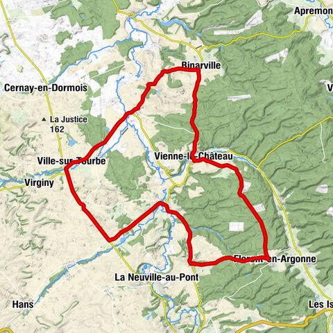 Binarville - Église Saint-Denis - Église Sainte-Madeleine - Servon-Melzicourt