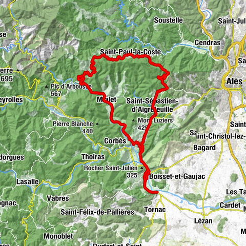 Anduze - Le Clos du Mûrier - Temple - Train des Cevennes - Anduze