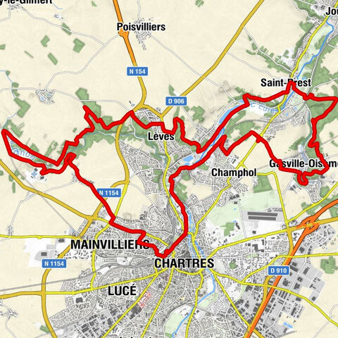 Chartres - Lucé - Chapelle de la Visitation - Église Saint-Prest