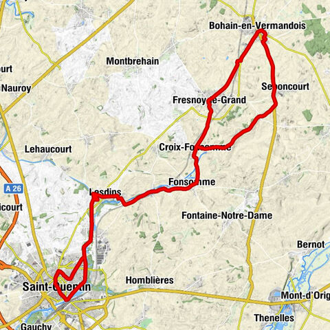 Béguinage Saint-Augustin - Église Saint-Didier - Église Saint-Martin - Saint-Quentin