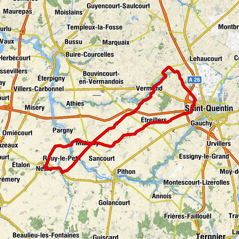 Nesle (Somme) - Église Saint-Pierre - Église Saint-Martin - Église Saint-Étienne