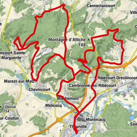 Thourotte - Chapelle Saint-Albin - Église Saint-Éloi - Église Saint-Martin