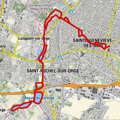 Sainte-Geneviève-des-Bois - Longpont-sur-Orge - Saint-Michel-sur-Orge - Del Arte