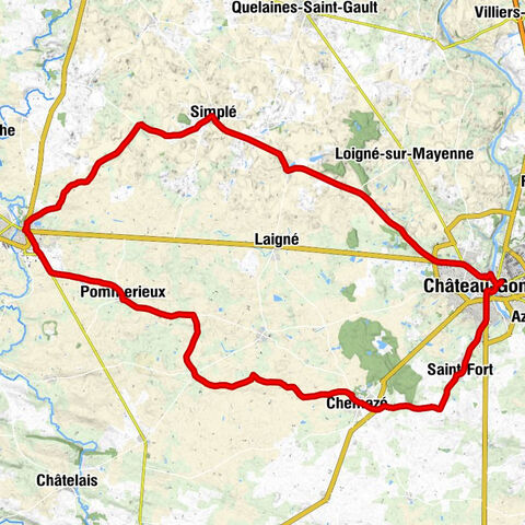 Château-Gontier - Église Notre-Dame-de-l'Assomption - Église Paroissiale Saint-Pierre - Église Saint-Martin