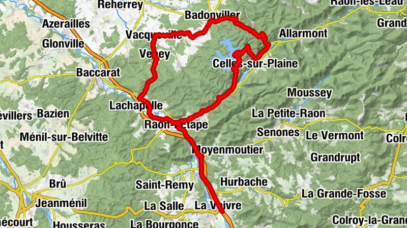 Au Petit Robinson - Église de l'Assomption-de-Notre-Dame - Col de la Chapelotte - Église Saint-Gengoult