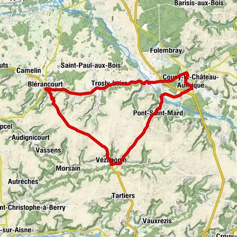 Coucy-le-Château-Auffrique - Église Saint-Pierre-ès-Liens - Église Saint-Pierre - Église Saint-Georges