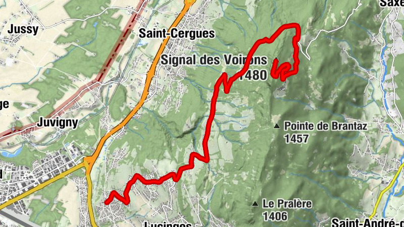 Les Cornus - Lossy - Les Cambes - Signal des Voirons