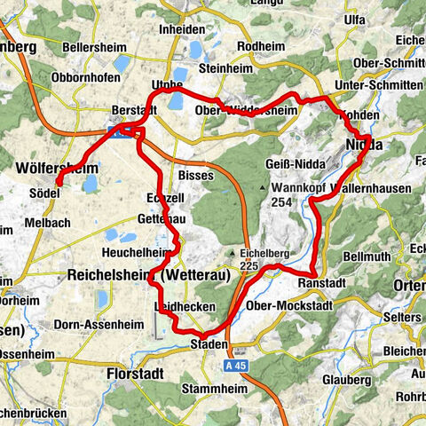 Hausbrauerei Bauernstube - Katholische Kirche Echzell - Ev. Kirche - Bait-ul-Aman Moschee