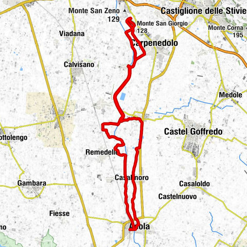 Asola - Monte San Giorgio - Carpenedolo