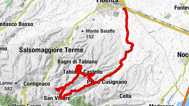Fidenza - Chiesa di Santa Maria - Monte Ghinardo - Monte Giovannone