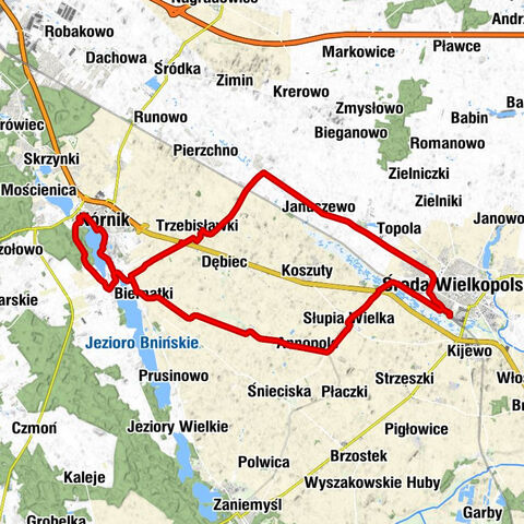 Środa Wielkopolska Wąskotorowa - Środa Wielkopolska - Kaplica pw Miłosierdzia Bożego - Kórnik