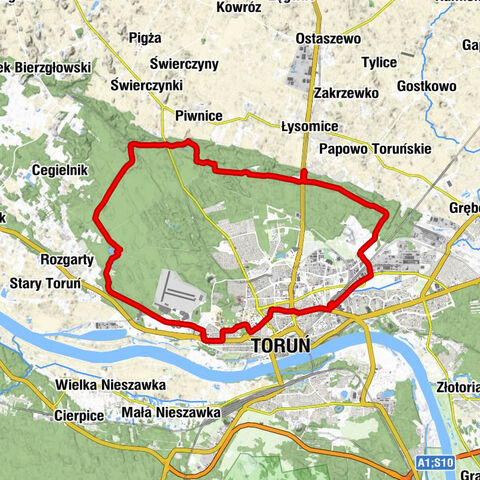 Toruń Wschodni - Toruń - Olek - Błotka