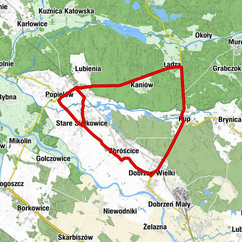 Popielów - Stare Siołkowice - Dąbrowa - Kościół parafialny pw. św. Jadwigi