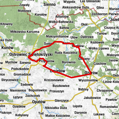 Ostrowiec Świętokrzyski - Kościół pw. Wniebowzięcia Najświętszej Maryi Panny - Kościół pw. Świętej Rozalii - Kolegiata pw. Świętego Michała Archanioła