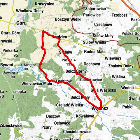 Wierzowice Wielkie - Wąsosz - Grabowno