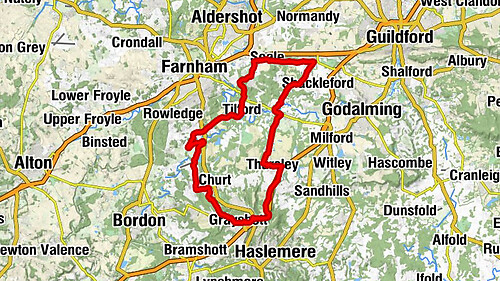 Hindhead - Gurkha Garden - St Mary's Church - St Lawrence, Seale