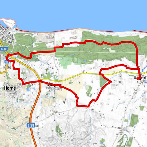 Uggerby - Horne Terp - Stendyssehøj - Åbyen