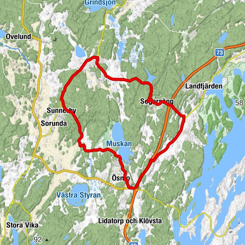 Segersäng - Åby gård - Grödby - Fagersta