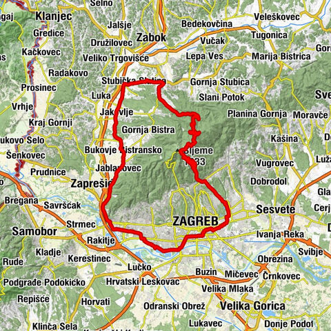 Zagreb - Kapela svetog Vendelina - Kapela svetog Ivan Krstitelj - Stara Peščenica