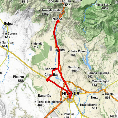 Huesca - Iglesia de Santa Teresa de Jesús - Iglesia de Santiago - Corona Zillas