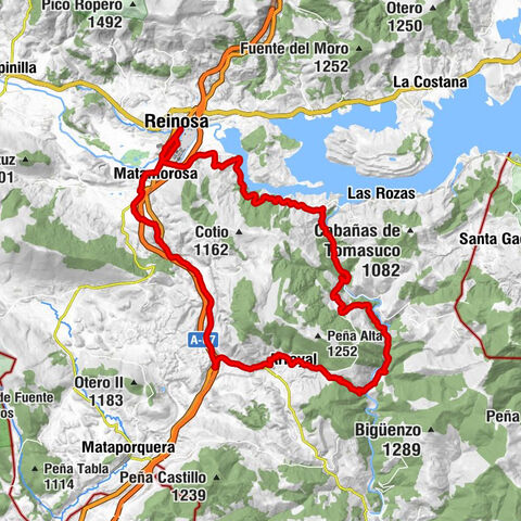 Reinosa - Iglesia de Matamorosa - Iglesia de la Santan Cruz - Puerto del Pozazal