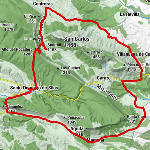 Santo Domingo de Silos - Sad Hill - Alto del Rocadero - Iglesia monástica de San Sebastián