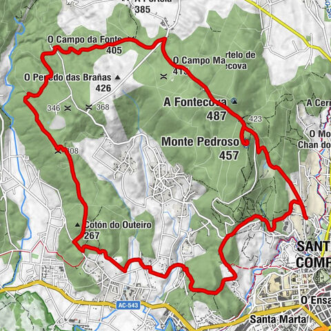 Asén - Monte Pedroso - O Monte do Pedroso - Santiago de Compostela
