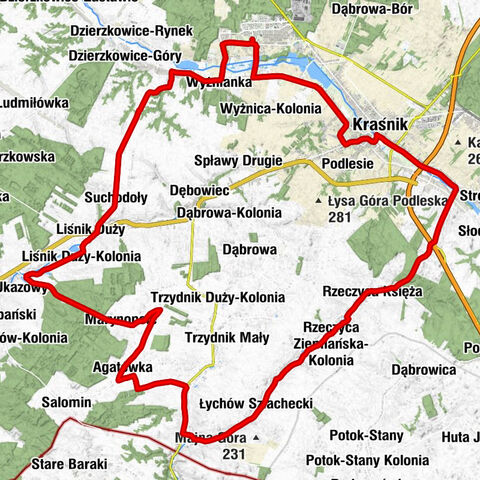 Zachód - Kościół pw. Najświętszej Maryi Panny Królowej Polski - Kościół pw. Niepokalanego Serca Najświętszej Maryi Panny - Wyżnica