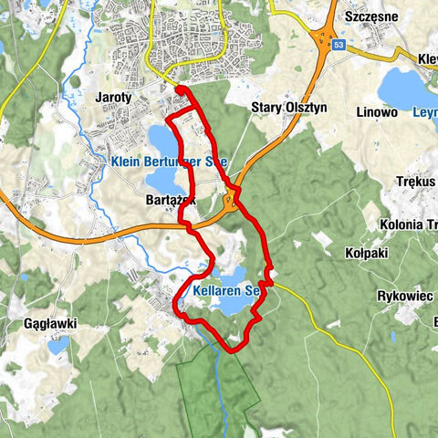 Bartąg - Owczarnia - Bartążek - powiat olsztyński