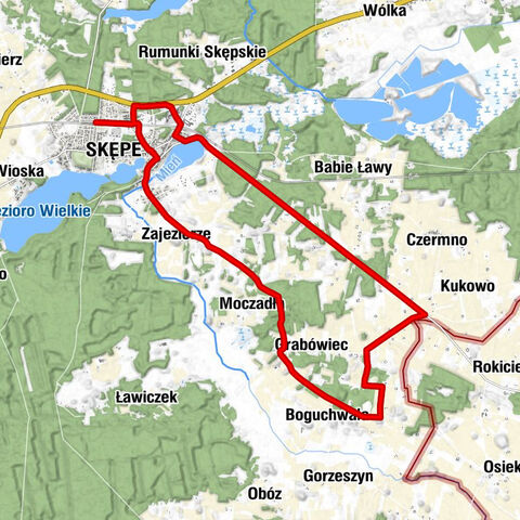 Skępe - Dobrawa - Osiedle Leśne