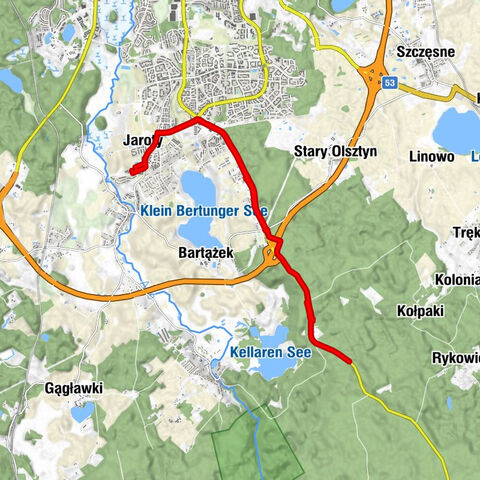 Zacisze - Jaroty - Zazdrość - Bartąg