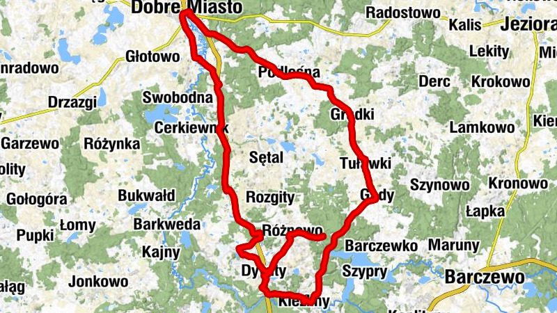 Kaplica pw. Najświętszej Maryi Panny Różańcowej - Kościół pw. Najświętszego Zbawiciela i Wszystkich Świętych - Kościół pw. Świętego Marcina - Kaplica pw. Świętego Michała Archanioła