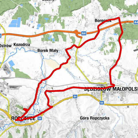 Ropczyce - Pietrzejowa - Witkowice Dolne - Sędziszów Małopolski