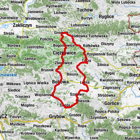 Wola Łużańska - Kościół pw. św. Zofii w Bobowej - Kościół pw. Świętej Katarzyny Panny i Męczennicy w Turzy - Kościół pw. Imienia Najświętszej Maryi Panny w Staszkówce