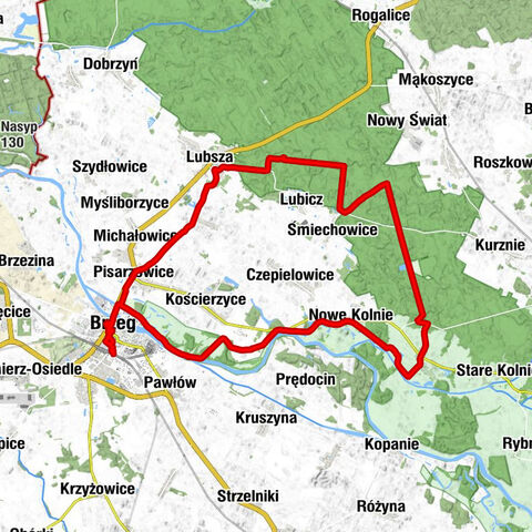 Brzeg - Kaplica pw. Świętej Faustyny - Kościół pw. Podwyższenia Krzyża Świętego