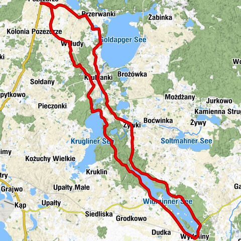 Pozezdrze - Cerkiew pw. Świętego Jozafata Kuncewicza - Kruklanki - Kaplica ewangelicka