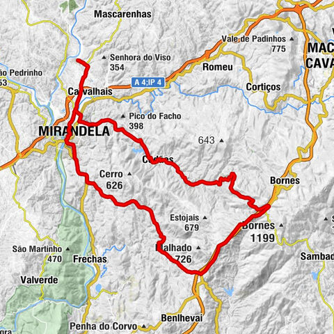 Contins - Vila Nova das Patas - Mirandela - Cedães