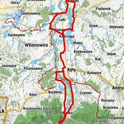 Zasole Bielańskie - Kościół pw. Narodzenia Najświętszej Maryi Panny w Porąbce - Kościół pw. Najdroższej Krwi Pana Jezusa w Kętach-Podlesiu - Kościół pw. Świętego Wawrzyńca w Grojcu