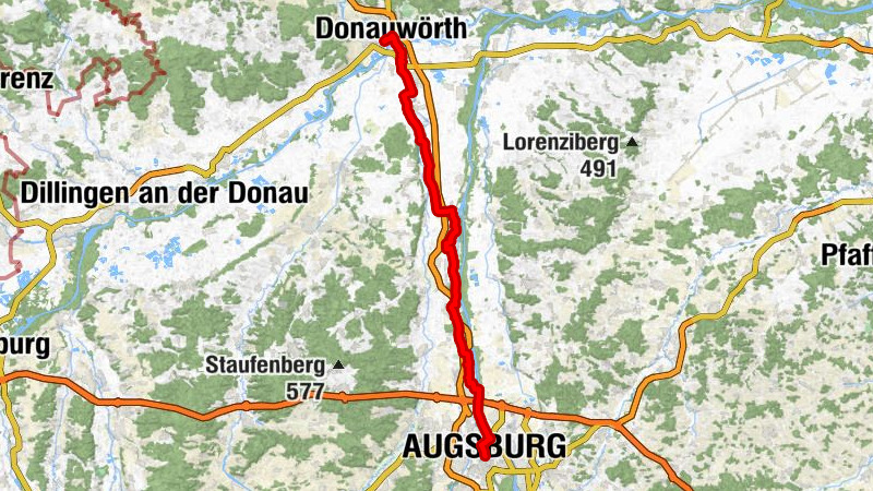 Donauwörth - St. Martin - St.Vitus Langwied - Augsburg