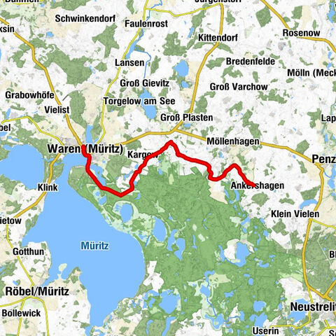 Waren (Müritz) - Hörspielkirche Federow - Dorfkirche Ankershagen - Gasthof Linde